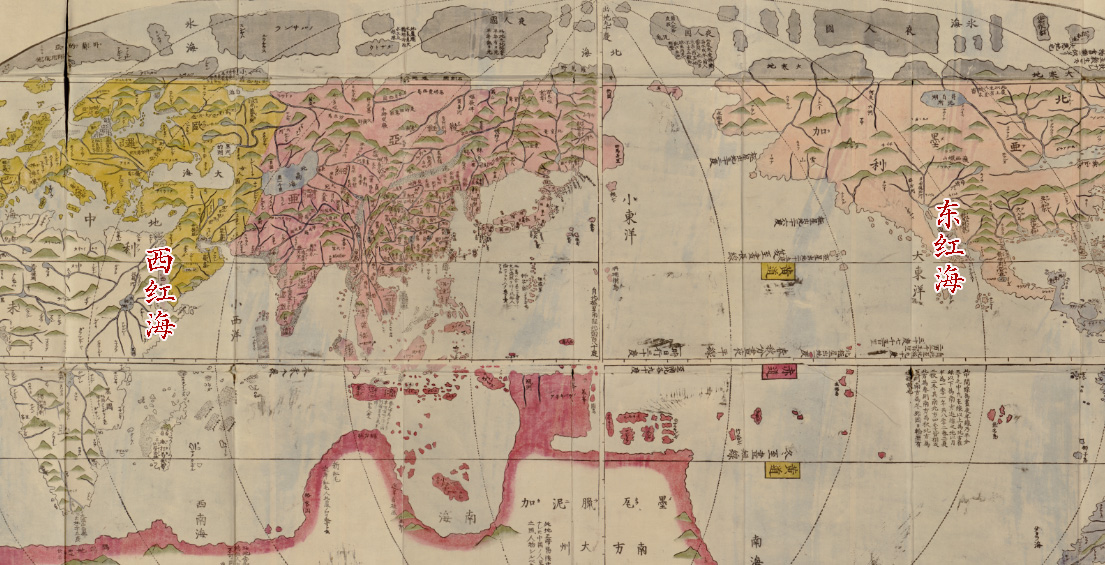 坤舆万国全图隐藏的原创密码