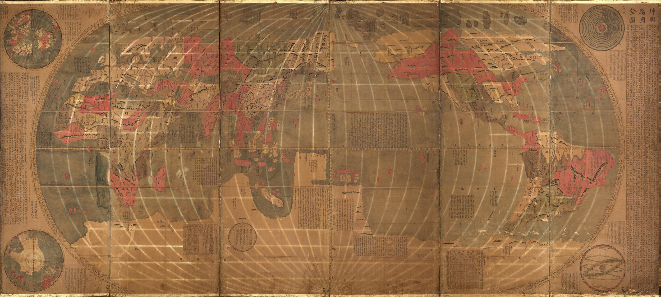 坤舆万国全图隐藏的原创密码